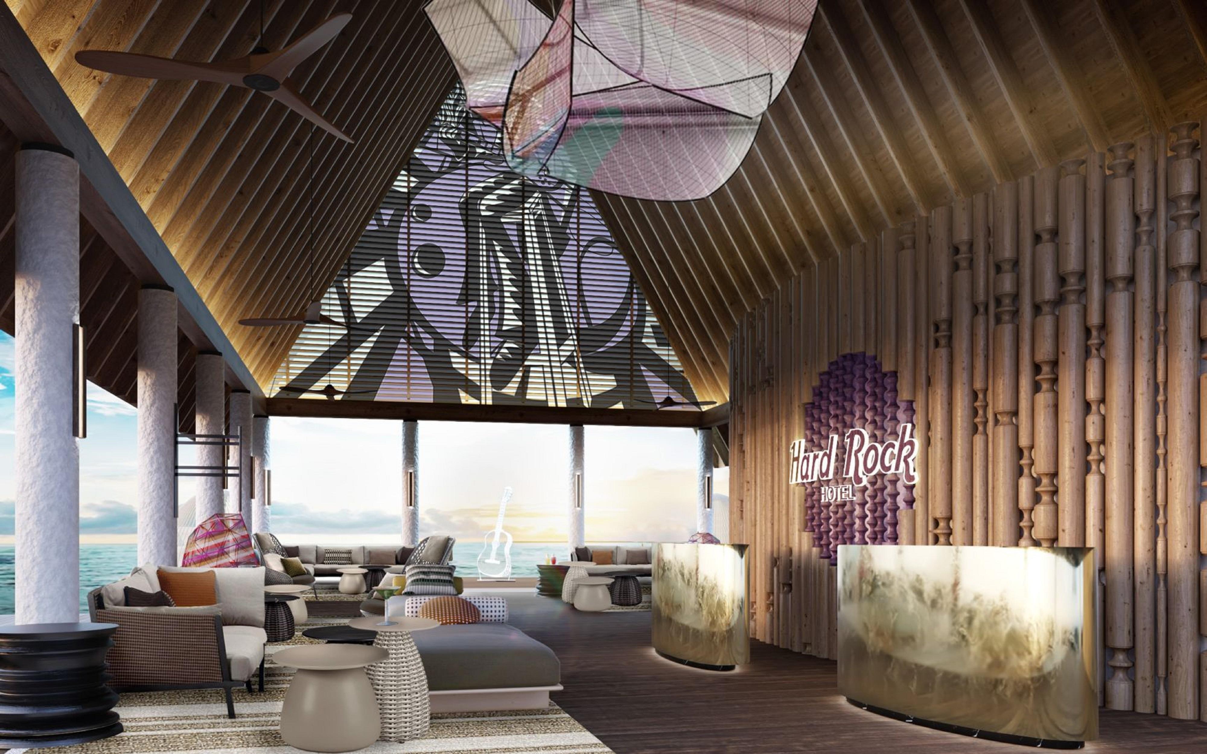 Hard Rock Hotel Maldives - Complimentary Roundtrip Speed Boat Transfer Until 31St October 2025 Emboodhoo Lagoon Εξωτερικό φωτογραφία The lobby of the hotel