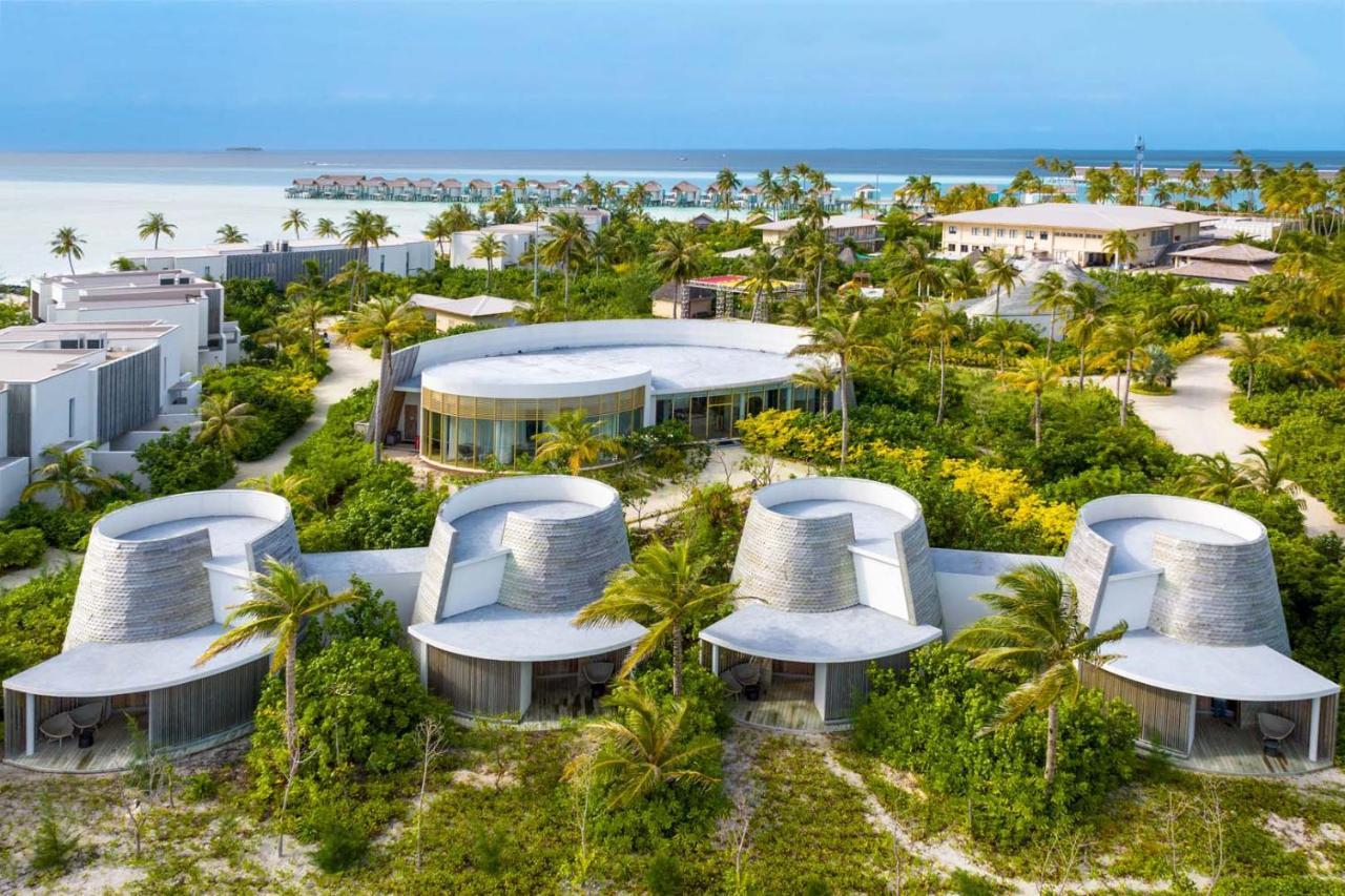 Hard Rock Hotel Maldives - Complimentary Roundtrip Speed Boat Transfer Until 31St October 2025 Emboodhoo Lagoon Εξωτερικό φωτογραφία Aerial view of the hotel