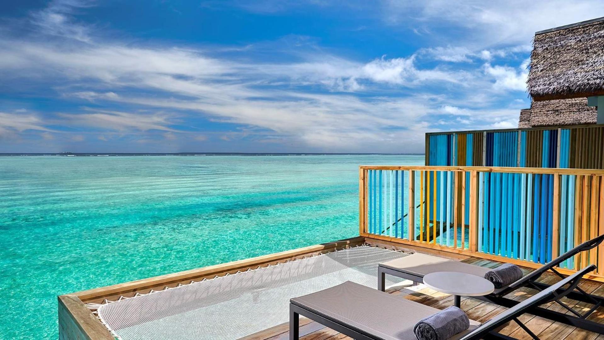 Hard Rock Hotel Maldives - Complimentary Roundtrip Speed Boat Transfer Until 31St October 2025 Emboodhoo Lagoon Εξωτερικό φωτογραφία The view from a pool villa at the resort